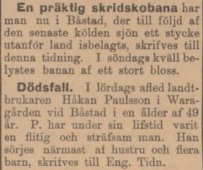 ENGELHOLMS TIDNING – 14 december 1899