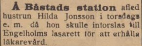 ÅSTORPSPOSTEN SKÅNE-SMÅLAND – 23 december 1899