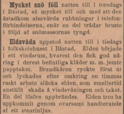 NORRA SKÅNE – 6 januari 1900