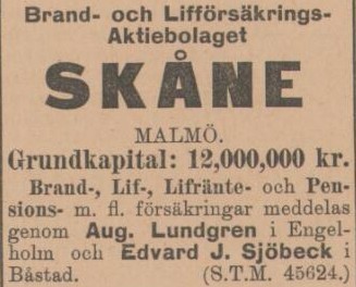ENGELHOLMS TIDNING – 16 januari 1900