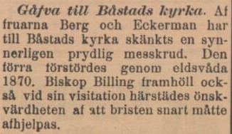 SYDHALLAND – 27 januari 1900 (forts.)