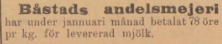 ÅBY-KLIPPANS TIDNING – 6 februari 1900