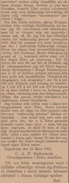ENGELHOLMS TIDNING – 15 mars 1900 (forts.)