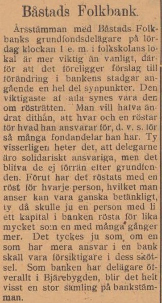 BÅSTADSPOSTEN – 15 mars 1900