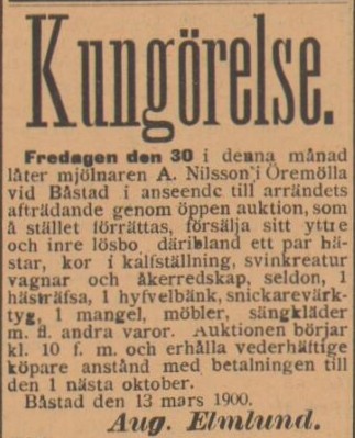 BÅSTADSPOSTEN – 15 mars 1900 (forts.)