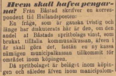 HALLANDSPOSTEN – 16 mars 1900