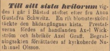 HALLANDSPOSTEN – 22 mars 1900