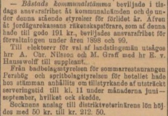 ÖRESUNDSPOSTEN – 30 mars 1900