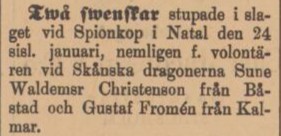 KINDAPOSTEN – 6 april 1900