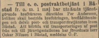 ÖRESUNDSPOSTEN – 3 maj 1900