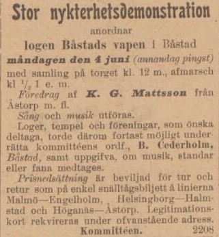 REFORMATORN – 10 maj 1900