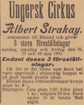ÅBY-KLIPPANS TIDNING – 15 maj 1900