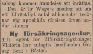 SYDHALLAND – 21 juni 1900 (forts.)