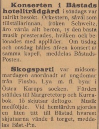 ÅSTORPSPOSTEN SKÅNE-SMÅLAND – 26 juni 1900