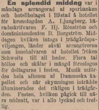 SYDHALLAND – 28 juni 1900