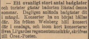 ÖRESUNDSPOSTEN – 30 juni 1900