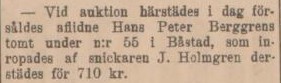 HELSINGBORGSPOSTEN SKÅNE-HALLAND – 5 juli 1900