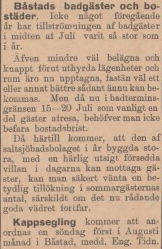 ENGELHOLMS TIDNING – 17 juli 1900