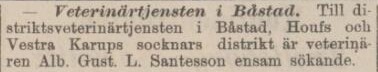 SYDSVENSKA DAGBLADET – 1 augusti 1900