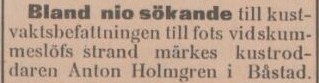 SYDHALLAND – 4 augusti 1900 (forts.)