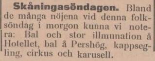 SYDHALLAND – 4 augusti 1900 (forts.)