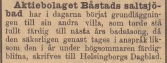 HELSINGBORGS DAGBLAD – 23 augusti 1900