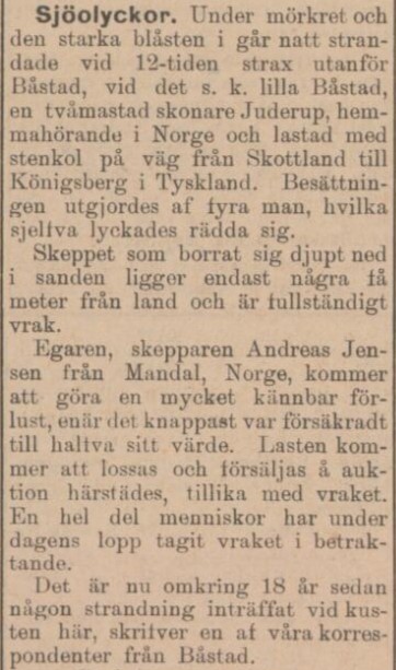 ÅBY-ÅSTORPSTIDNINGEN – 27 augusti 1900