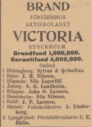 HELSINGBORGS DAGBLAD – 1 september 1900 (forts.)