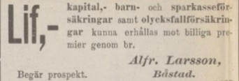 SKÅNING – 8 september 1900