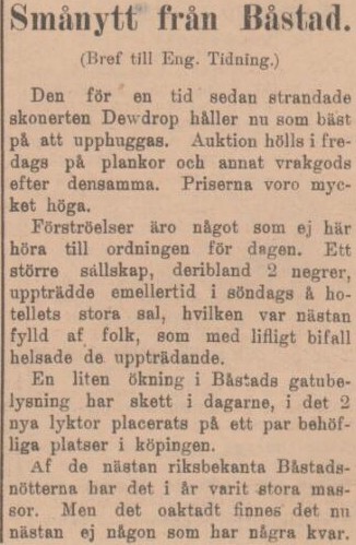 ÅBY-ÅSTORPSTIDNINGEN – 20 november 1900