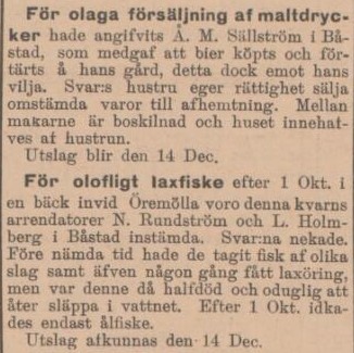 ÅBY-ÅSTORPSTIDNINGEN – 27 november 1900