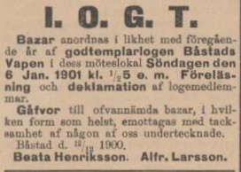 ÅBY-ÅSTORPSTIDNINGEN – 15 december 1900