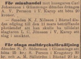 ÅBY-KLIPPANS TIDNING – 18 december 1900