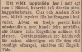 HELSINGBORGSPOSTEN SKÅNE-HALLAND – 20 december 1900