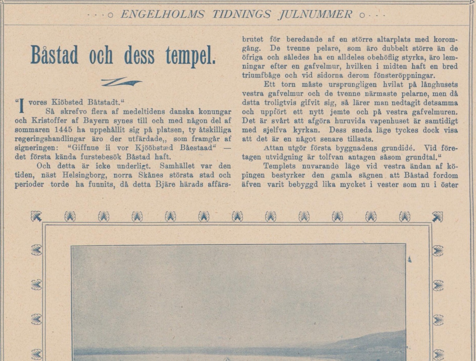 ENGELHOLMS TIDNING – 22 december 1900