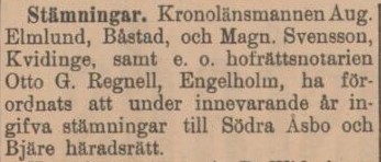 KRISTIANSTADS LÄNS TIDNING – 10 januari 1901