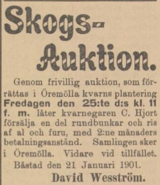 ENGELHOLMS TIDNING – 22 januari 1901 (forts.)