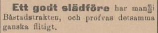 SYDHALLAND – 31 januari 1901