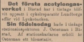 SYDHALLAND – 31 januari 1901 (forts.)