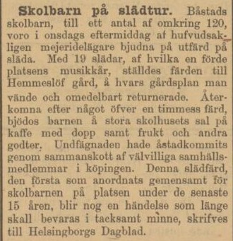 HELSINGBORGS DAGBLAD – 8 februari 1901