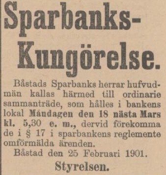 ÅBY-ÅSTORPSTIDNINGEN – 26 februari 1901
