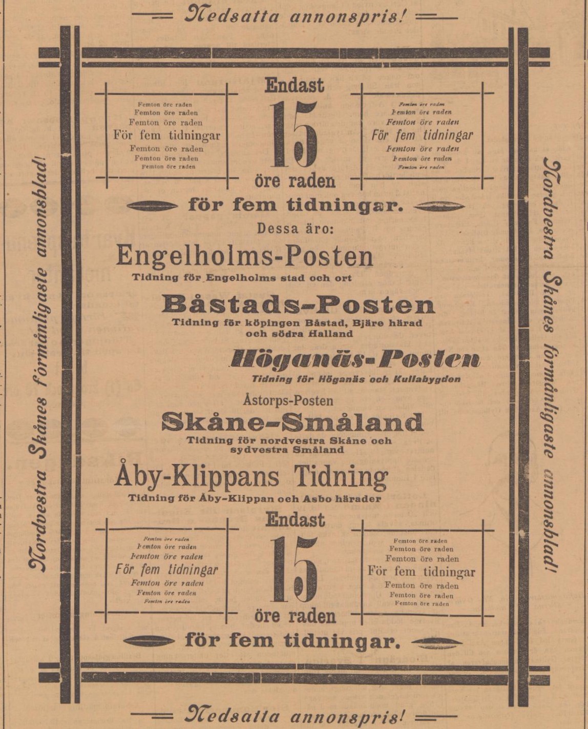 ÅBY-KLIPPANS TIDNING – 16 mars 1901