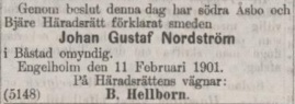 POST- OCH INRIKES TIDNINGAR – 18 mars 1901 (forts.)