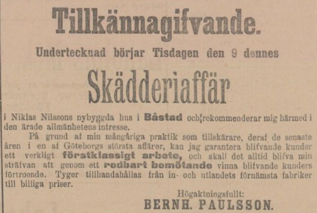 SYDHALLAND – 6 april 1901