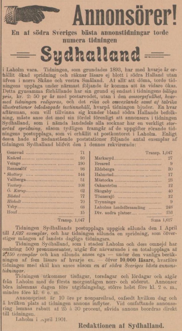 ÅBY-ÅSTORPSTIDNINGEN – 13 april 1901 (forts.)