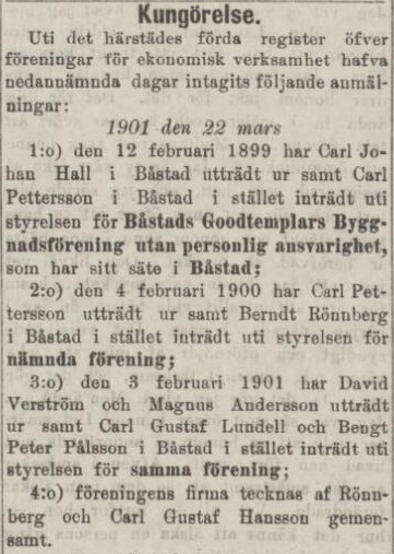POST- OCH INRIKES TIDNINGAR – 2 maj 1901