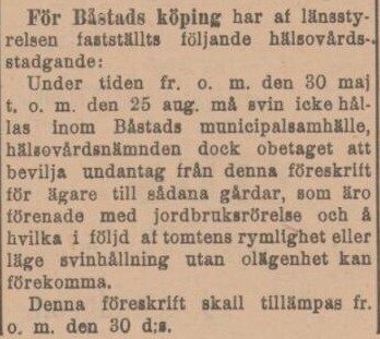 KRISTIANSTADS LÄNS TIDNING – 7 maj 1901