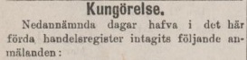 POST- OCH INRIKES TIDNINGAR – 23 maj 1901