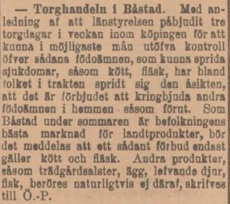 ÖRESUNDSPOSTEN – 9 juli 1901