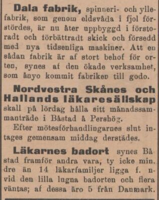 SYDHALLAND – 11 juli 1901